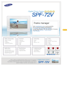 Samsung SPF-72V User manual