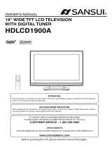 Sansui HDLCD1900A User manual