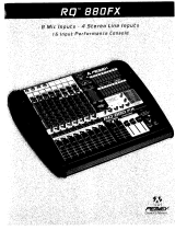 Peavey 880FX User manual