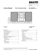 Sanyo DC-DA370 User manual