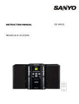 Sanyo DC-MX31 User manual
