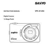 Sanyo VPC E1292 User manual