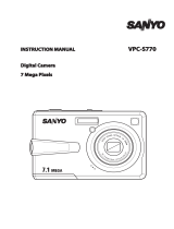 Sanyo VPC-S770 User manual