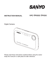 Sanyo VPC TP1000 User manual