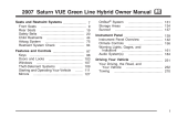 Saturn 2007 Vue User manual