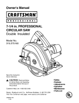 Craftsman 315275160 User manual