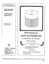 Sears KENMORE 437.83163 User manual