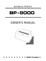 Seiko Group BP-9000 User manual