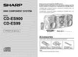 Sharp CD-ES900 User manual