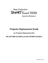 SMART Technologies SMART Board 2000i Projector replacement User manual