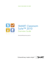 SMART Technologies Classroom Suite 2010 User manual