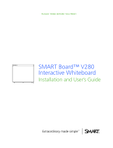 SMART Technologies Board V280 User manual