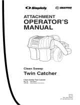 Simplicity Clean Sweep Twin Catcher User manual