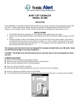 Sonic Alert SB1000 User manual