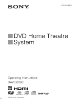 Sony DAV-DZ260 User manual