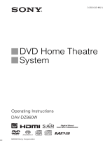 Sony DAV-DZ860W User manual