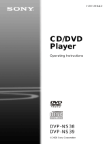 Sony DVP-NS39B User manual