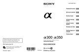 Sony Alpha DSLR-A350 User manual
