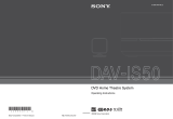 Sony DAV-IS50 User manual