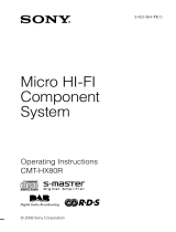 Sony CMT-HX80R User manual