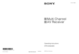 Sony 3-875-814-21(1) User manual