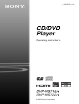 Sony DVP-NS718H User manual