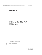 Sony STR-DA3500ES User manual