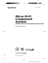 Sony CMT-CP505MD User manual