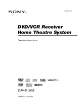Sony DAV-D150G User manual