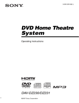 Sony DAV-DZ231 User manual