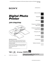 Sony DPP-FP95 User manual