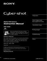 Sony Cyber Shot DSC-S500 User manual