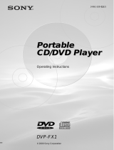 Sony DVP-FX1 User manual