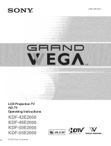 Sony KDF-50E2000 User manual