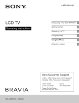 Sony BRAVIA KDL-32BX330 User manual