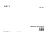 Sony KP-57WV600 User manual
