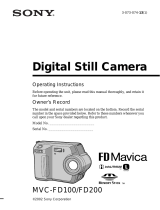 Sony MVC-FD100 User manual