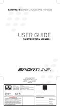 Sportline Cardio 660 User manual
