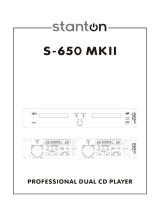 Stanton S-650 User manual