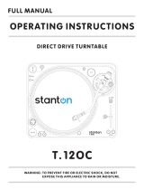 Stanton T.120C User manual