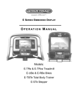 Star Trac E Series Treadmill E-TRxe User manual