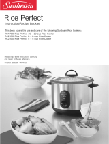 Sunbeam Rice Perfect RC2610 User manual