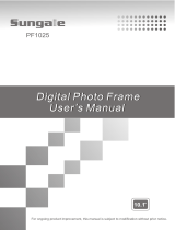 Sungale PF1025 User manual