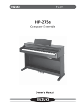 Suzuki Musical Instrument Corp. HP-275E User manual
