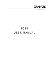 Tannoy B225 User manual