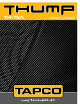 Tapco TH-15A User manual