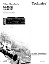 Technics SA-AX730 User manual