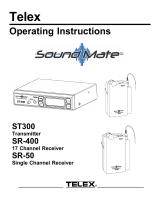 Telex SR-400 User manual