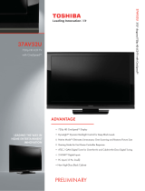 Toshiba 37AV52U User manual