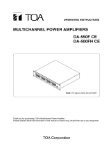 Optimus DA-550F User manual